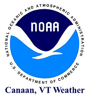 Local Canaan, Vermont text forecast from the U.S. National Oceanic and Atmospheric Administration